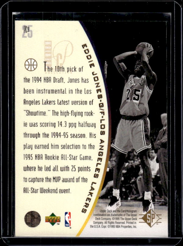 1994-95 SP #PC9 Eddie Jones Holoviews