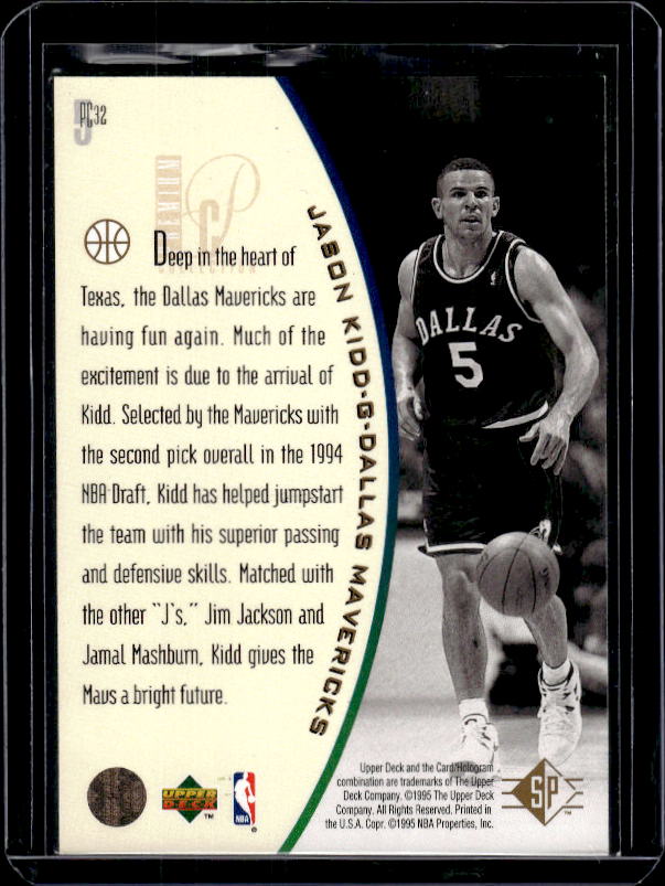 1994-95 SP #PC32 Jason Kidd Holoviews