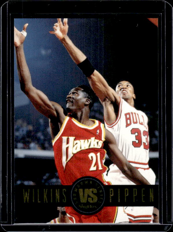 1993-94 SkyBox Premium #SS9 Dominique Wilkins / Scottie Pippen Showdown Series