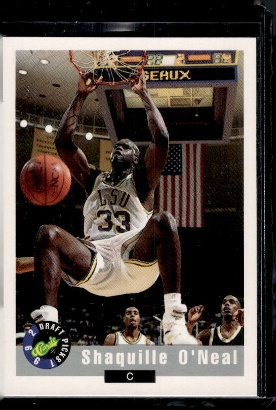 1992 Classic Draft Picks #1 Shaquille O'Neal