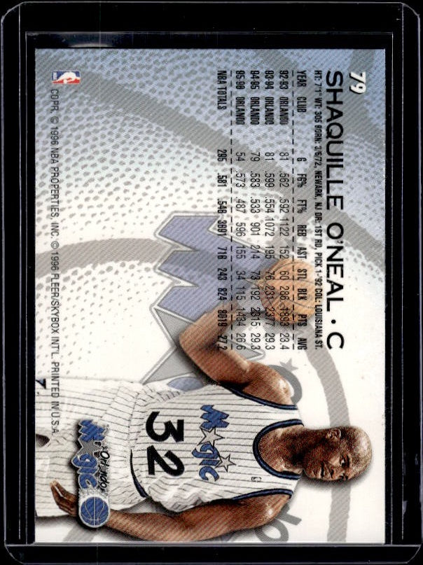 1996-97 Fleer #79 Shaquille O'Neal