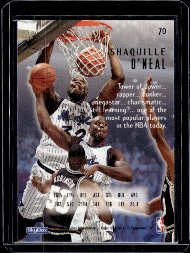 1994-95 SkyBox E-Motion #70 Shaquille O'Neal