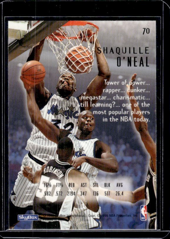 1994-95 SkyBox E-Motion #70 Shaquille O'Neal