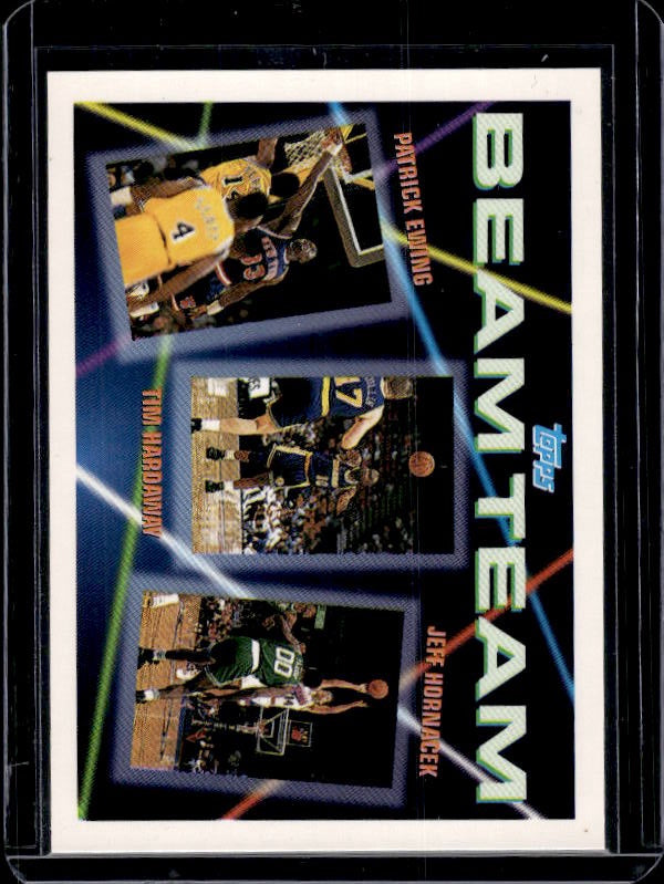 1992-93 Topps #2 Patrick Ewing / Tim Hardaway / Jeff Hornacek Beam Team