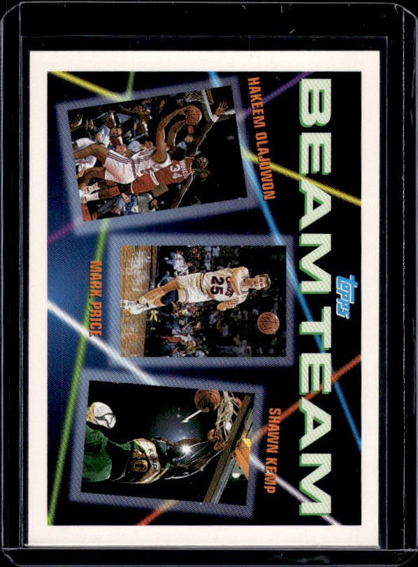 1992-93 Topps #5 Hakeem Olajuwon / Mark Price / Shawn Kemp Beam Team