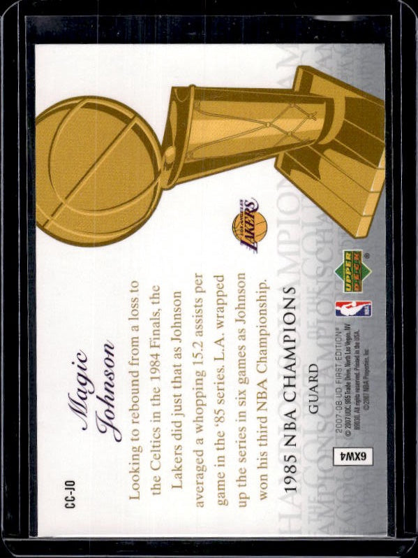 2007-08 Upper Deck First Edition #CC-JO Magic Johnson Champions of the Court