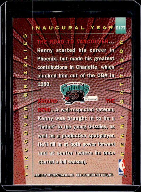 1995-96 Stadium Club #E177 Kenny Gattison