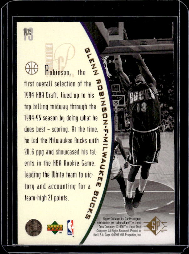 1994-95 SP #PC12 Glenn Robinson Holoviews