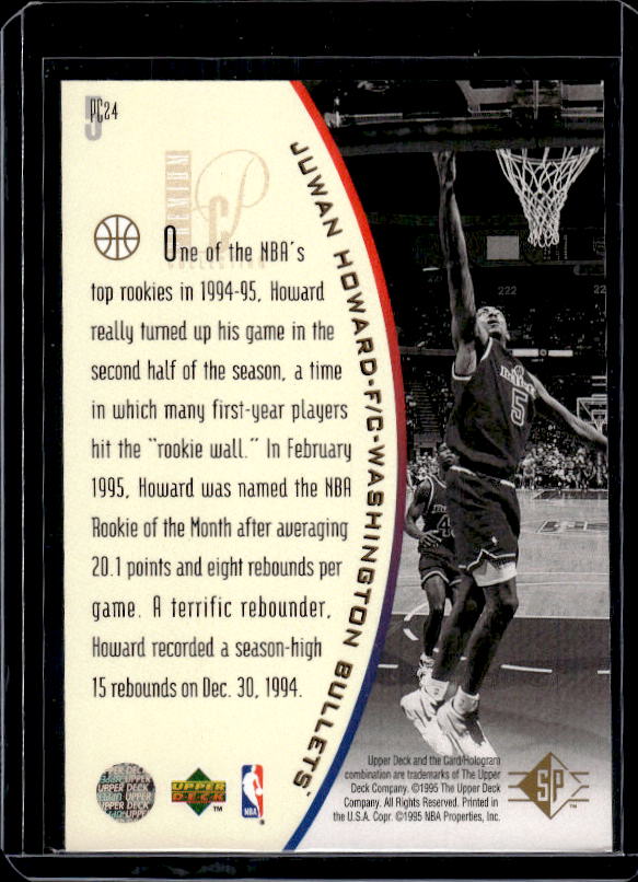 1994-95 SP #PC24 Juwan Howard Holoviews