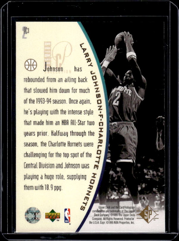 1994-95 SP #PC3 Larry Johnson Holoviews