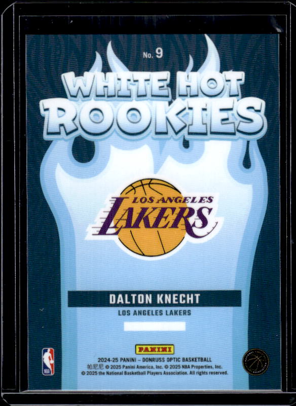 2024-25 Donruss Optic #9 Dalton Knecht White Hot Rookies
