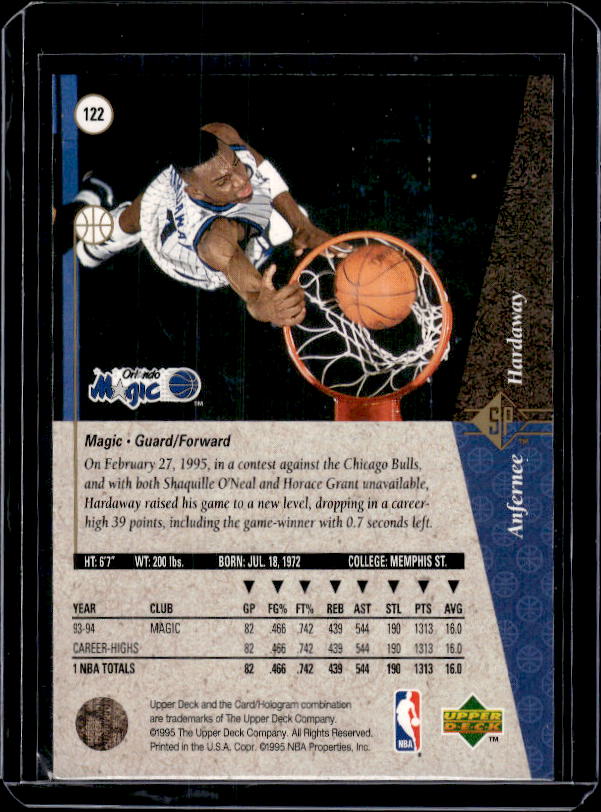 1994-95 SP #122 Anfernee Hardaway