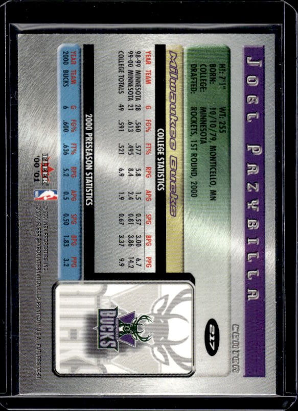 2000-01 Fleer Futures #217 Joel Przybilla
