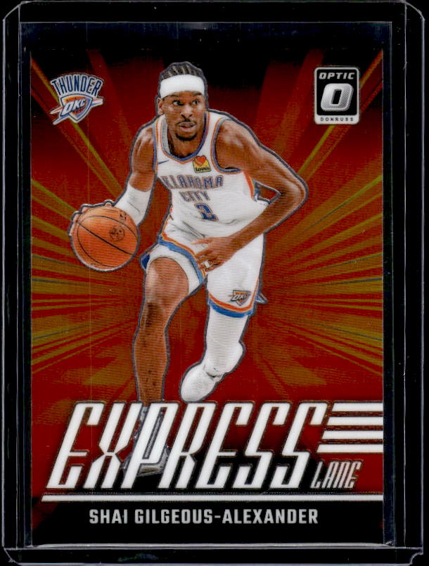 2024-25 Donruss Optic #24 Shai Gilgeous-Alexander Express Lane