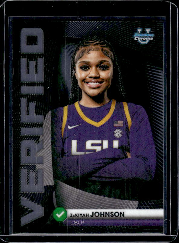 2025-26 Bowman #BV-21 ZaKiyah Johnson Bowman Verified