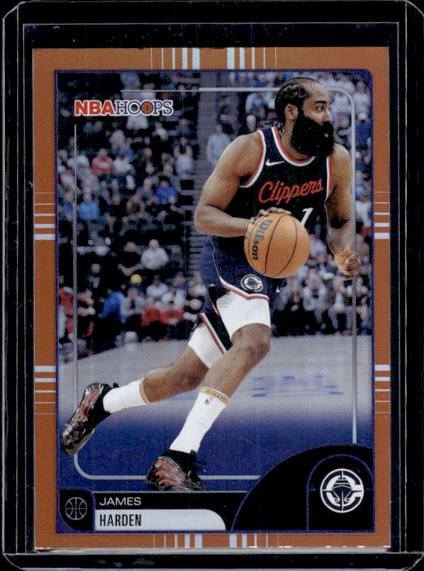 2025-26 Hoops #71 James Harden Orange Hoops