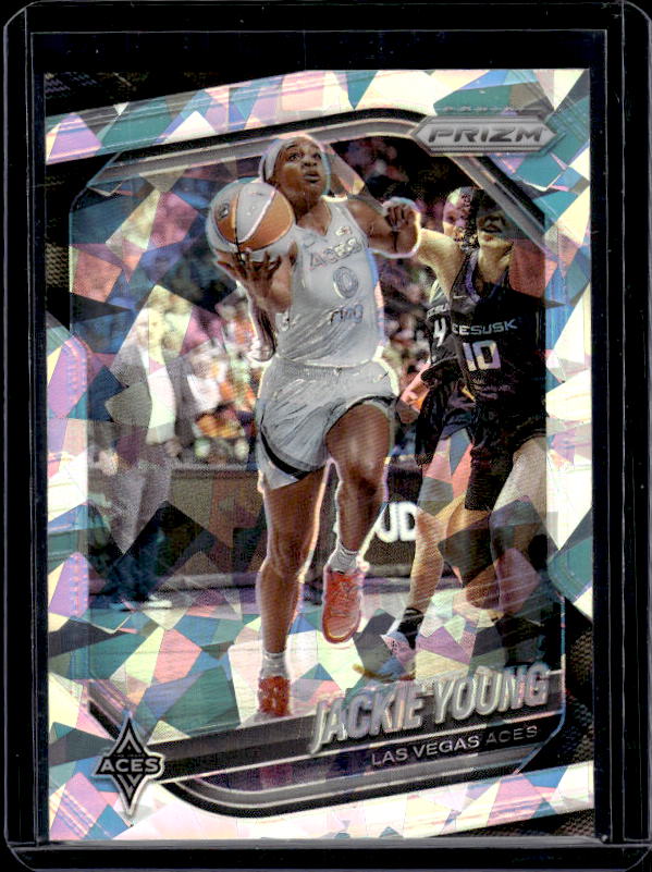 2025 Panini Prizm WNBA #23 Jackie Young Ice Prizms