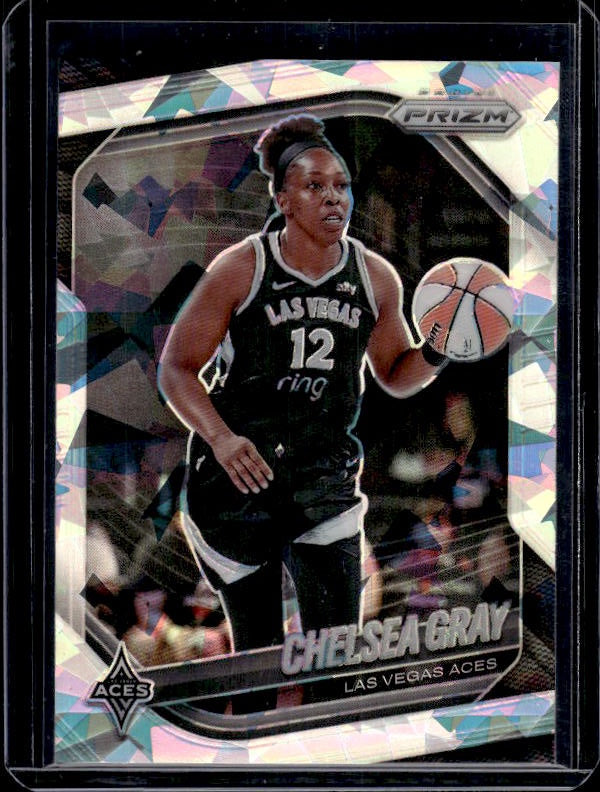 2025 Panini Prizm WNBA #111 Chelsea Gray Ice Prizms