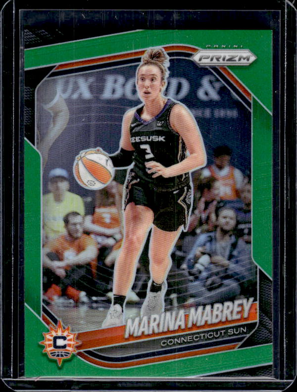 2025 Panini Prizm WNBA #18 Marina Mabrey Green Prizms
