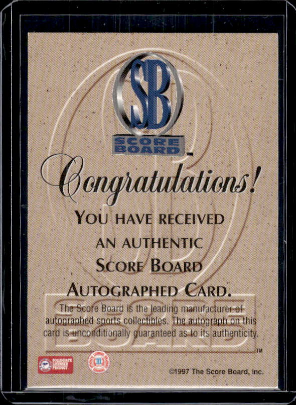 1996 Score Board Rookies - Autographs #NNO Darvin Ham