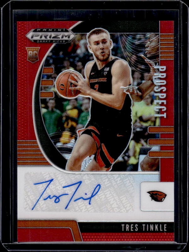 2020 Panini Prizm Draft Picks #PA-TT Tres Tinkle Prospect Auto Red #/199