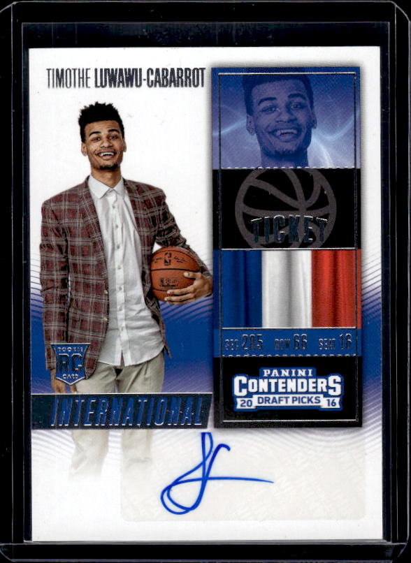 2016 Panini Contenders Draft Picks #193 Timothe Luwawu-Cabarrot Int. Tic Auto