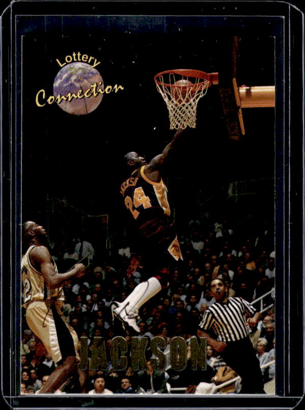1997 Genuine Article #LC2 Bobby Jackson Lottery Connection