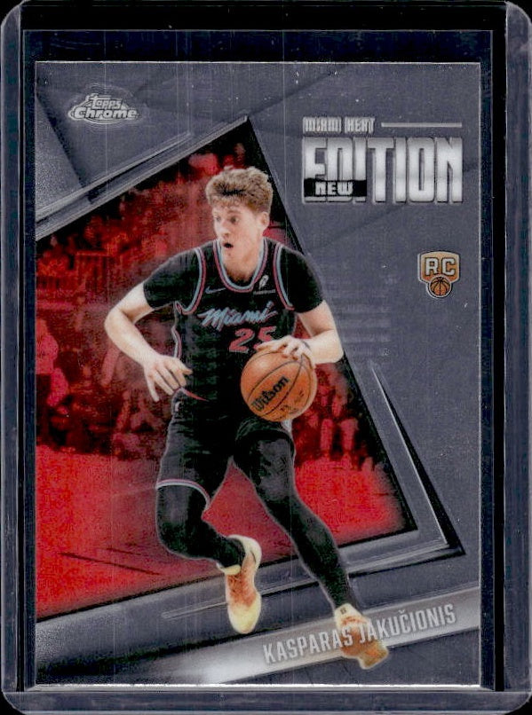 2025-26 Topps Chrome Update #GR-13 Kasparas Jakučionis New Editions