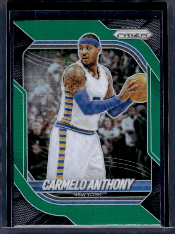 2025-26 Panini Prizm #144 Carmelo Anthony Green Prizm