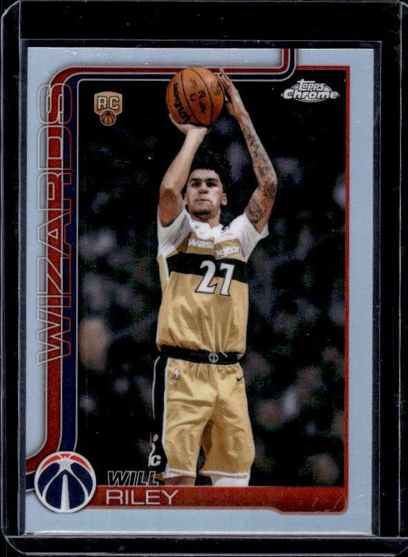 2025-26 Topps Chrome Update #171 Will Riley Refractor