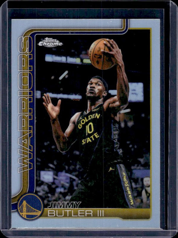 2025-26 Topps Chrome Update #15 Jimmy Butler III Refractor