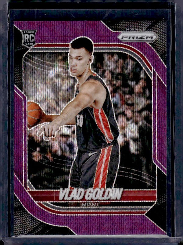 2025-26 Panini Prizm #50 Vlad Goldin Purple Wave Prizm
