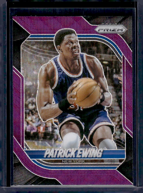 2025-26 Panini Prizm #150 Patrick Ewing Purple Wave Prizm
