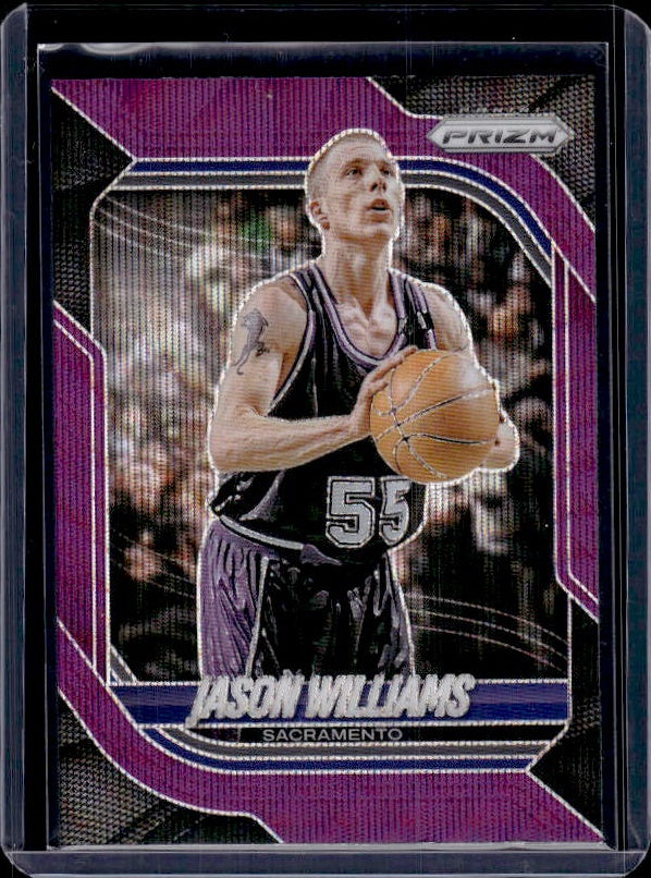 2025-26 Panini Prizm #192 Jason Williams Purple Wave Prizm