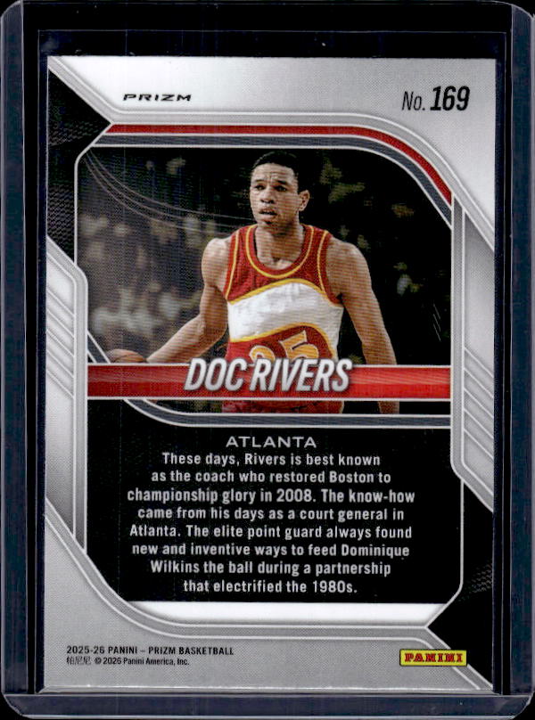 2025-26 Panini Prizm #169 Doc Rivers Purple Wave Prizm