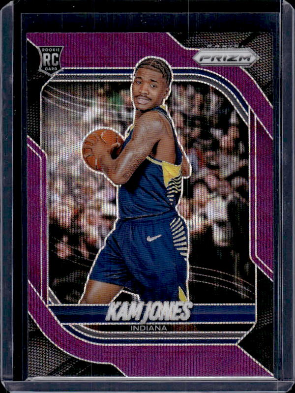 2025-26 Panini Prizm #29 Kam Jones Purple Wave Prizm