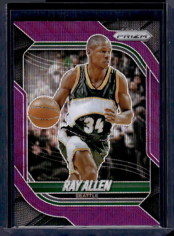 2025-26 Panini Prizm #153 Ray Allen Purple Wave Prizm