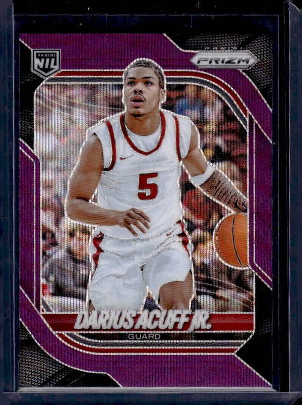 2025-26 Panini Prizm #72 Darius Acuff Jr. Purple Wave Prizm