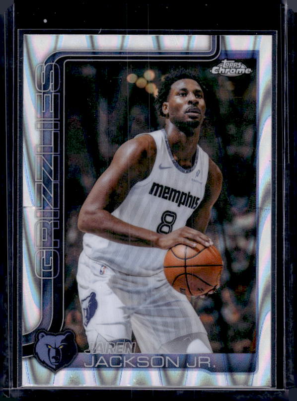 2025-26 Topps Chrome Update #28 Jaren Jackson Jr. RayWave Refractor