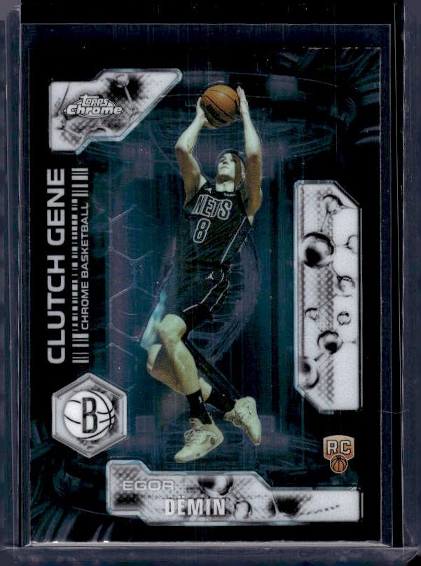 2025-26 Topps Chrome Update #CG-18 Egor Dëmin Clutch Gene