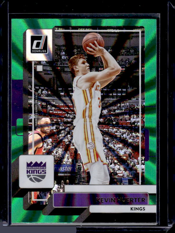 2022-23 Donruss #196 Kevin Huerter Holo Laser Green
