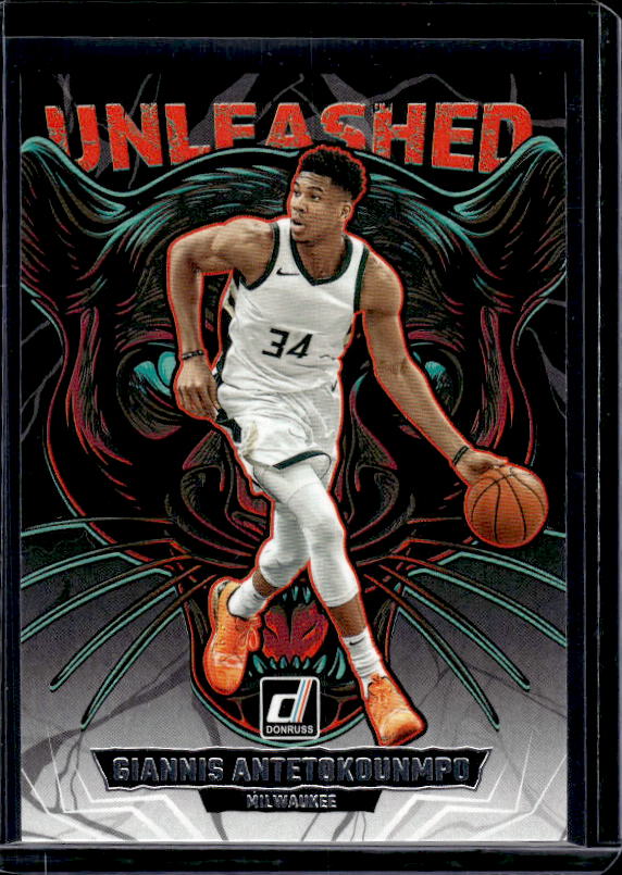 2025-26 Donruss #12 Giannis Antetokounmpo Unleashed