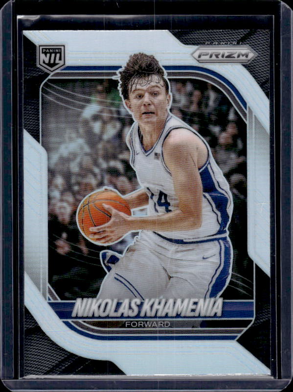 2025-26 Panini Prizm #101 Nikolas Khamenia Silver Prizm