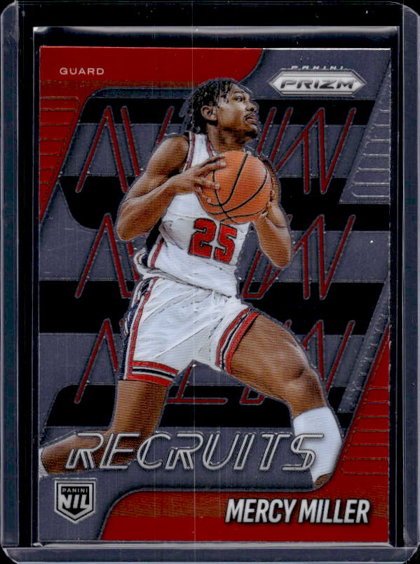 2025-26 Panini Prizm #24 Mercy Miller New Recruits
