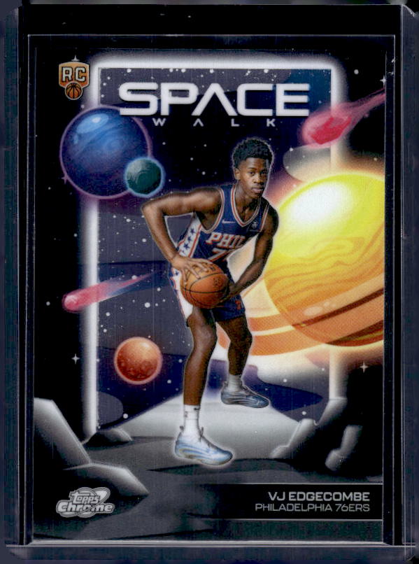 2025-26 Topps Chrome Cosmic #SW-14 VJ Edgecombe Space Walk