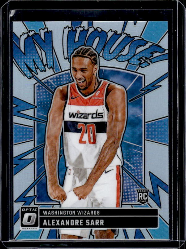 2024-25 Donruss Optic #9 Alexandre Sarr My House Holo