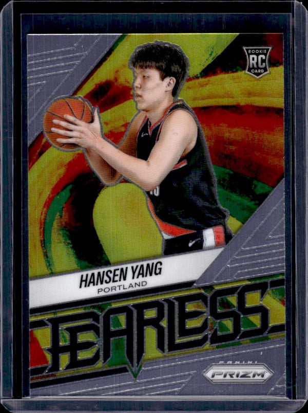 2025-26 Panini Prizm #14 Hansen Yang Fearless