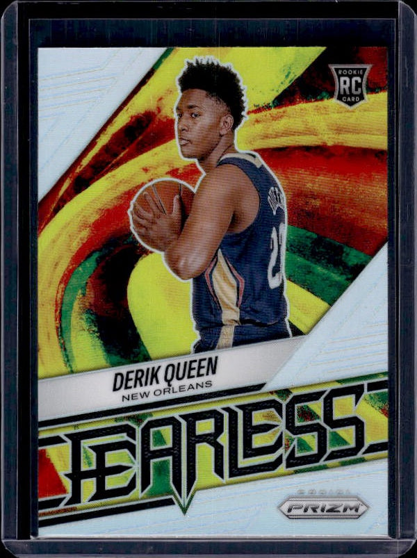 2025-26 Panini Prizm #11 Derik Queen Fearless Silver Prizm