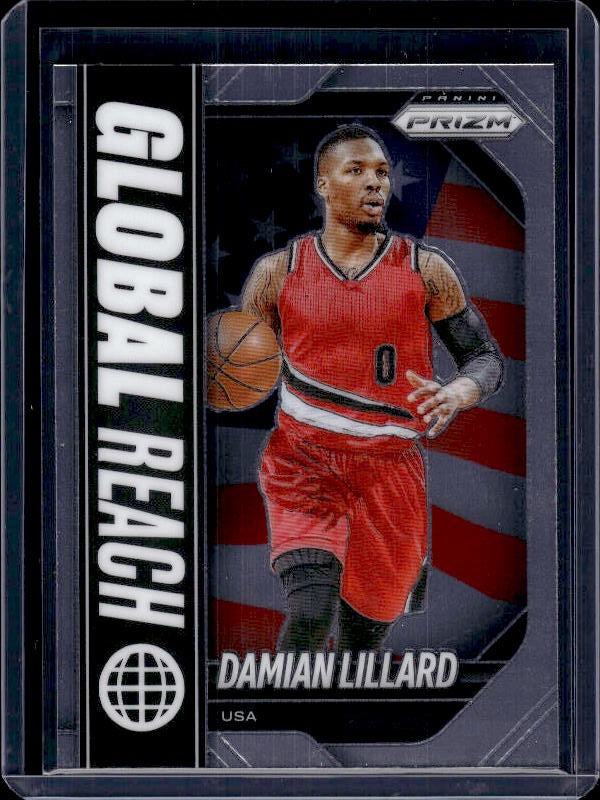 2025-26 Panini Prizm #1 Damian Lillard Global Reach