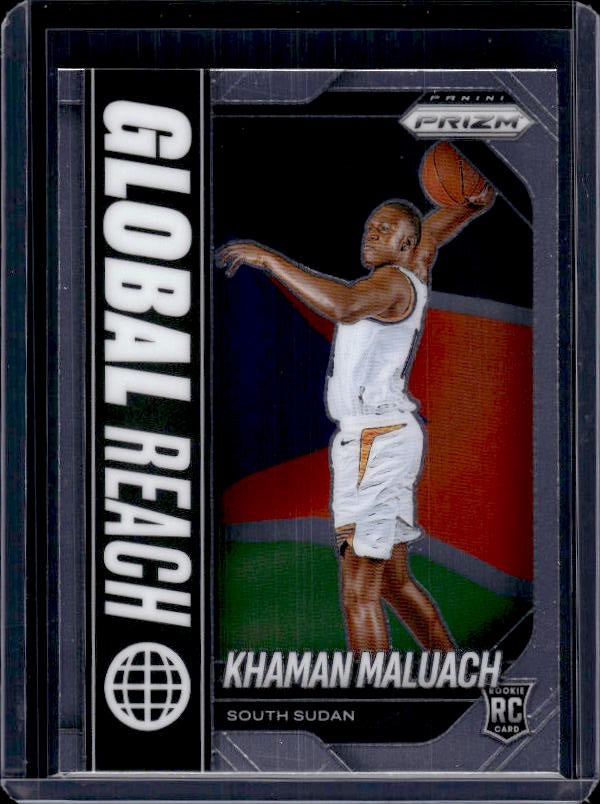 2025-26 Panini Prizm #8 Khaman Maluach Global Reach